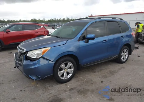 2015 Subaru Forester 2.5I Premium from USA, damaged, VIN JF2SJADC1FH473708
